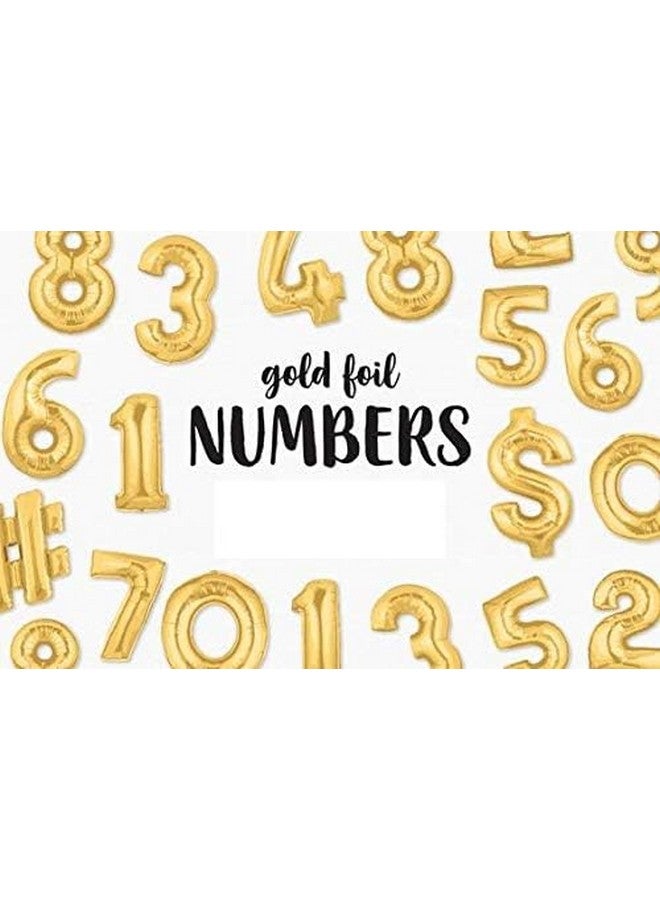 Balloonistics Number Eighteen 18 Gold Number Foil Balloon for Birthday Anniversary Celebration - Image 4