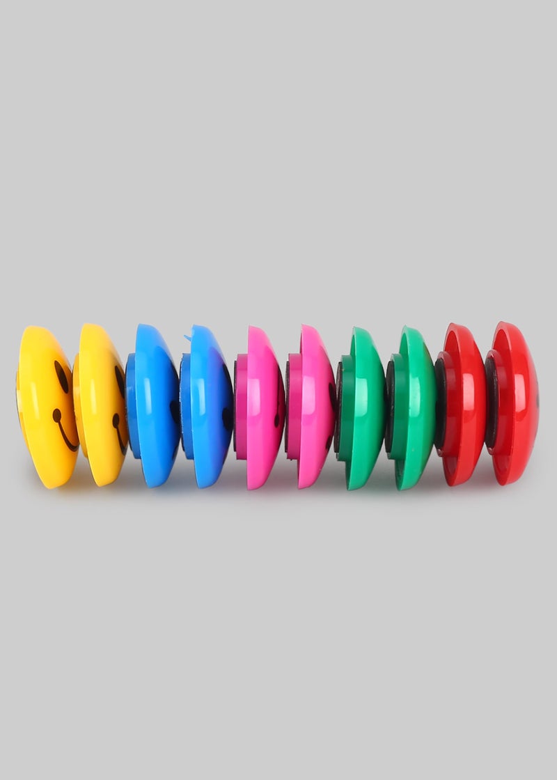 Qatalitic Round Cartoon Emoji Smile Smiley Face Fridge Magnets Refrigerator Magnetic Sticker Toys 3cm Diameter 10Pcs, 10 Piece - Image 5