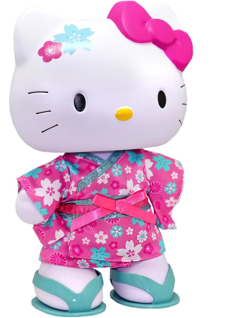Hello Kitty دمية كيمونو هالو كيتي، 13 بوصة، ألعاب للأطفال والبالغين - لمحبي الرسوم المتحركة، فكرة هدية لجمعها وعرضها - Image 3
