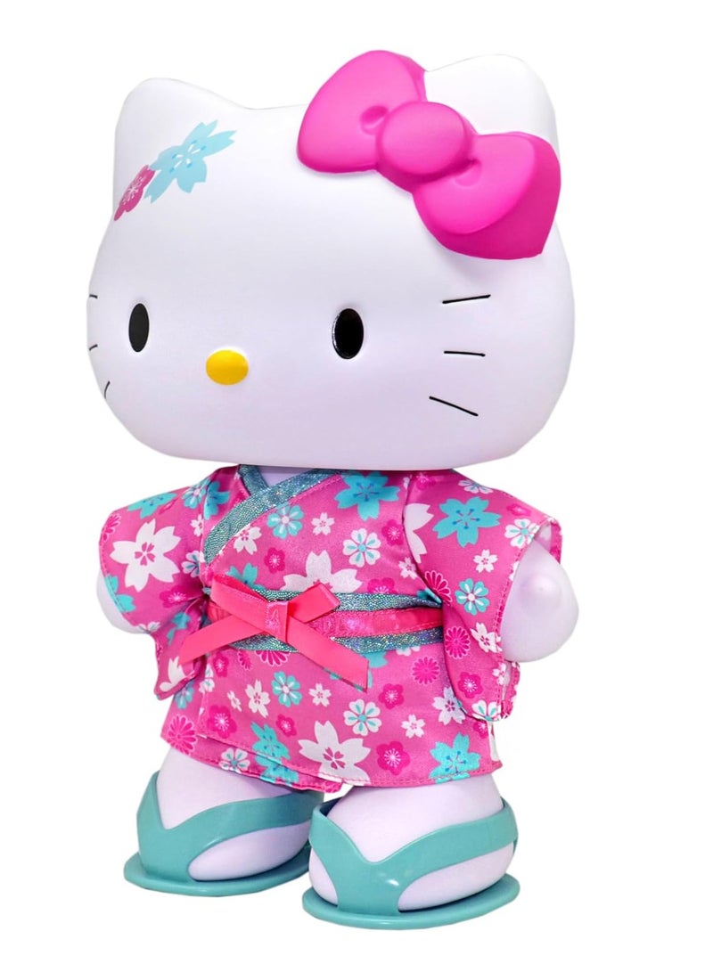 Hello Kitty دمية كيمونو هالو كيتي، 13 بوصة، ألعاب للأطفال والبالغين - لمحبي الرسوم المتحركة، فكرة هدية لجمعها وعرضها - Image 4