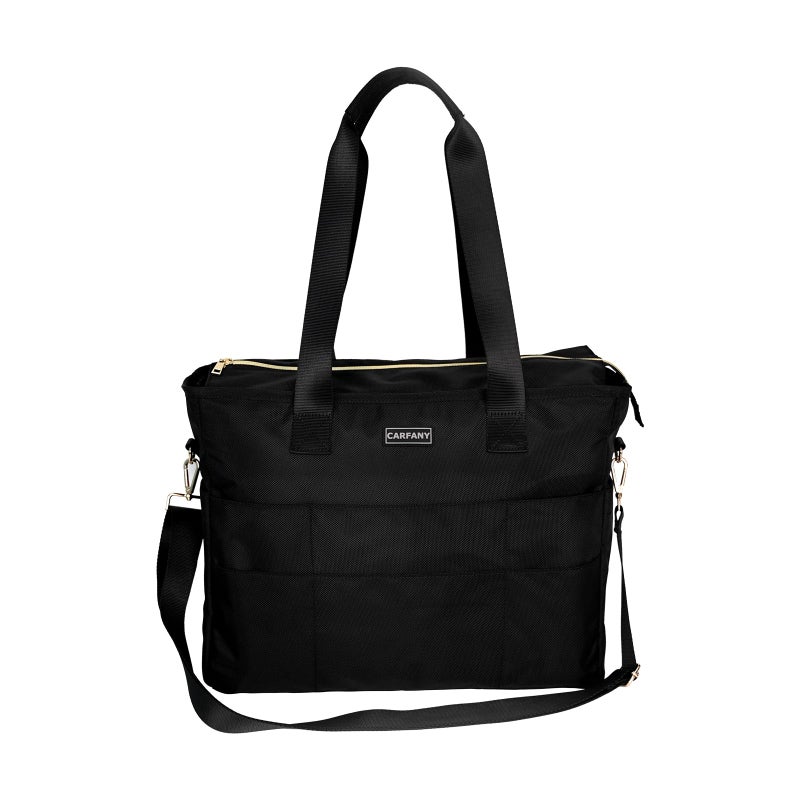 Carfany Professional Women's Laptop Tote - Large Office Bag with Utility Pockets for Work Essentials - Image 1