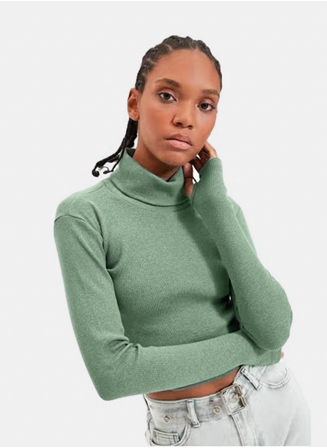 trendyol Blouse - Green - Fitted  - Image 5