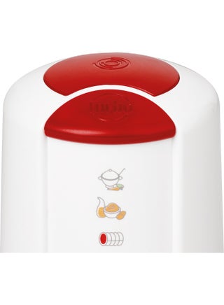 MOULINEX Multi Moulinette 500 Ml Chopper, 500 Watt, White, Plastic/Glass, At711161 500 ml AT711161 White / Red - view 2