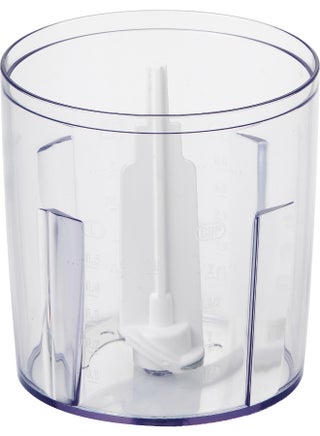 MOULINEX Multi Moulinette 500 Ml Chopper, 500 Watt, White, Plastic/Glass, At711161 500 ml AT711161 White / Red - view 3