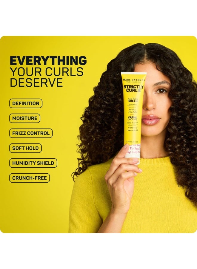 Marc Anthony Strictly Envy Perfect Curl Cream – 177 ml, Curl Defining & Frizz Control Hair Cream - Image 4