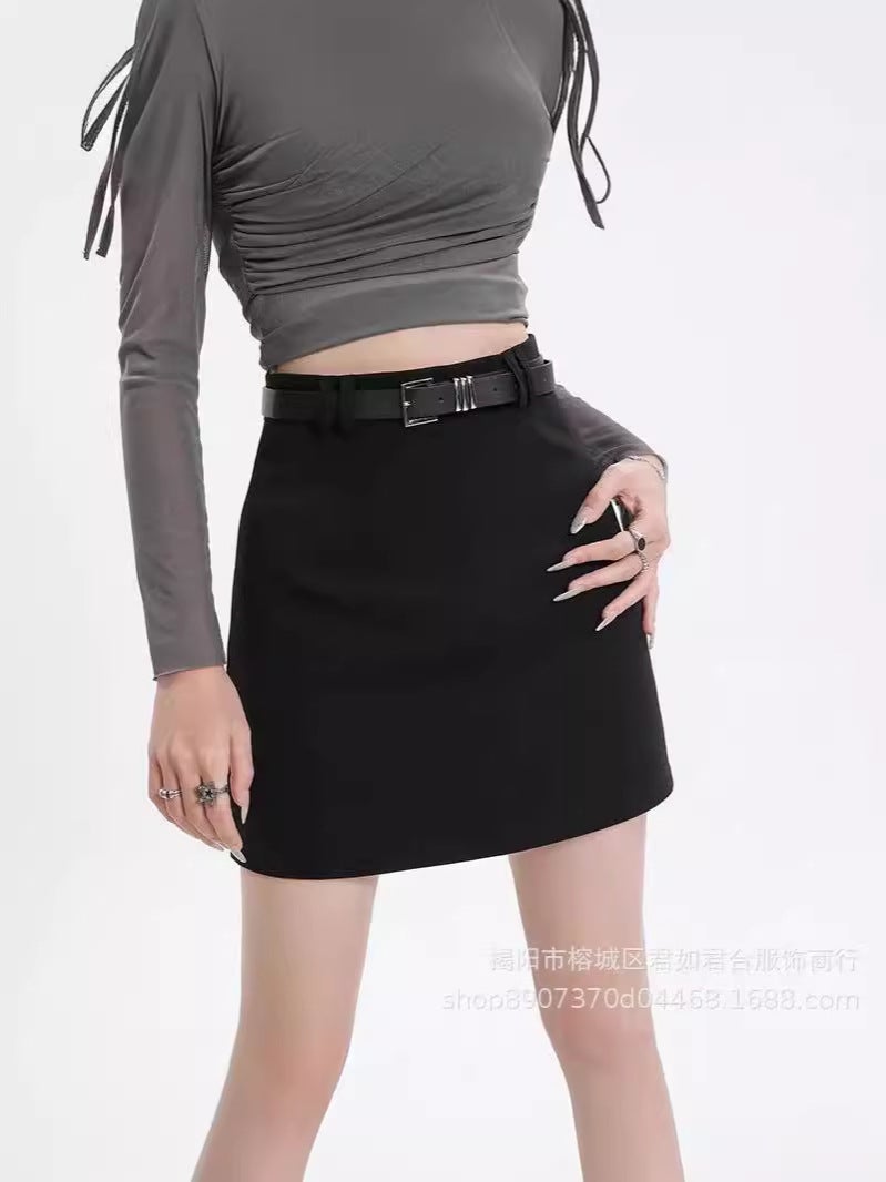 Short Skirt Summer High-End Skirt Women'S Explosive Western-Style High Waist Slimming Hip Skirt Suit A- Line Short Pants - Image 5