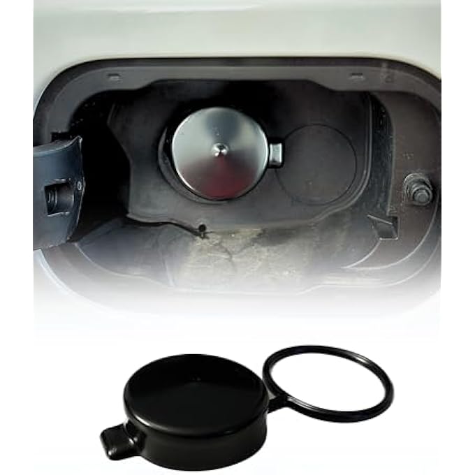 ريحني غطاء غطاء الغطاء المثبت بحجم 2375 بوصة ID بدون غطاء غطاء وغبار، غطاء ماء ترابي، متوافق مع غطاء وقود GMC شيفروليه بويك كاديلاك بدون غطاء، غطاء فوهة تعبئة الوقود - Image 1