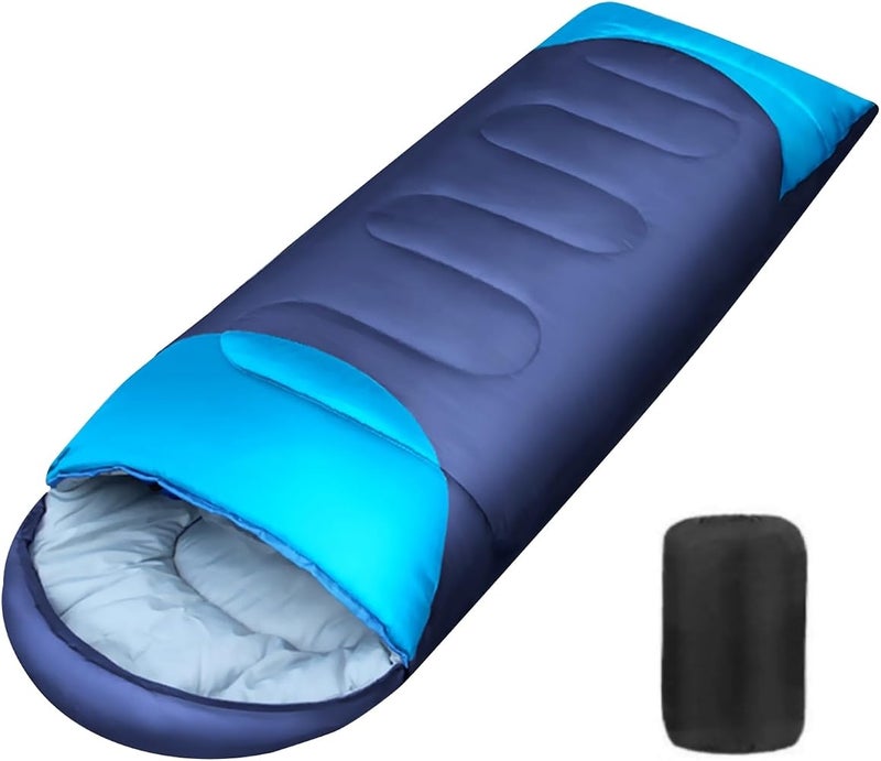DAYONG Camping Sleeping Bag, Lightweight Portable Adults Sleeping Bag with Pillow EyeMask Earbuds Carry Bag, Compact Warm Sleeping Bag for Outdoor Traveling Hiking Climbing Backpacking. - Image 1