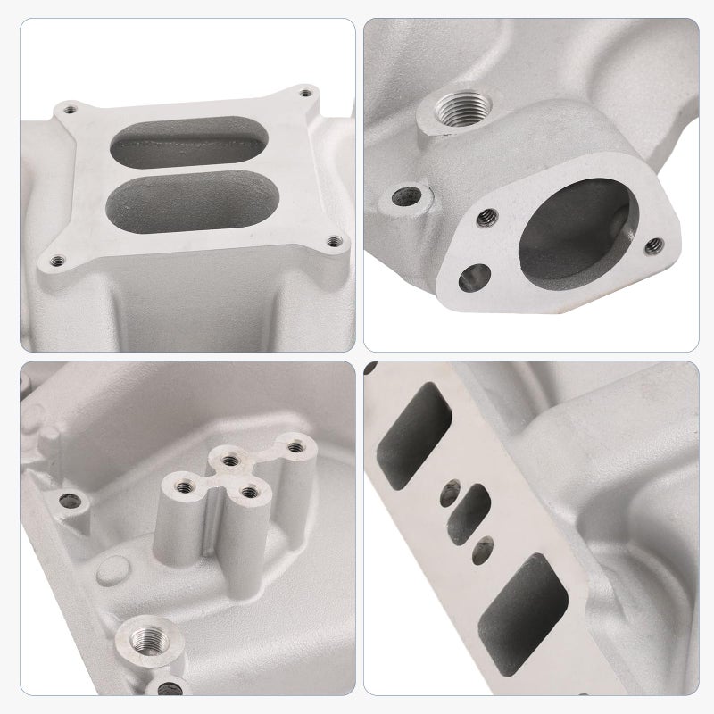 DICMIC Aluminum Dual Plane Intake Manifold Compatible with Ford Small Block Windsor V8 5.8L 351W Idle-6800 RPM Range Replace# 84023 - Image 4