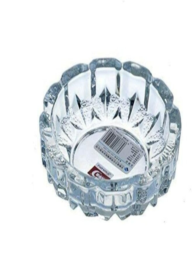 Transparent circular ashtray - Image 2