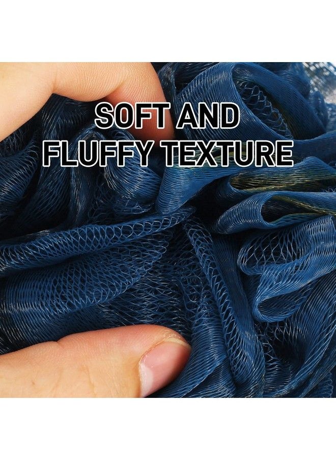 Larktune - Bath Shower Loofah Sponge 60G 3 Pack Soft Nylon Bath Mesh Puff Shower Ball Loofah Shower Exfoliating Scrubber For Women And Men Full Cleanse Beauty Bathing Accessories - Image 1