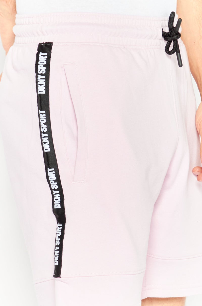 DKNY Sport Men Sportswear Fit Training Shorts, Pink - Image 3