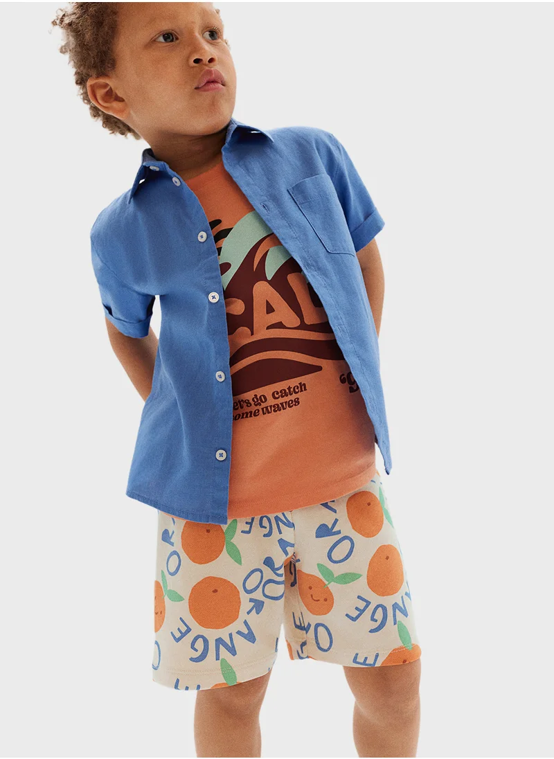 اتش اند ام Kids Printed Sweatshorts