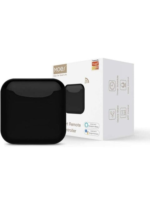 MOES WiFi RF IR Smart Home Universal Remote Controller for TV, Air Conditioning, Appliances, and More, Compatible with Tuya/Smart Life App and Voice Control via Alexa and Google Home