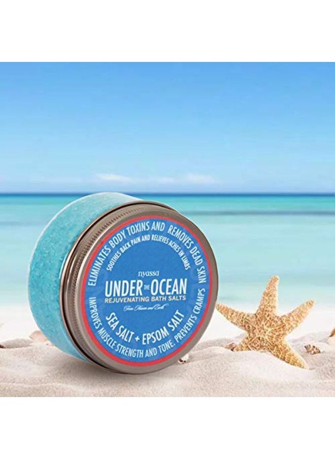 Nyassa Under The Ocean Bath Salt 220G With The Goodness Of Sea Salt And Epsom Salt For Effective Relaxation. Good For Skin Detox. No Sls, Sles And Paraben. Against Animal Testing. Vegetarian.  - Image 3