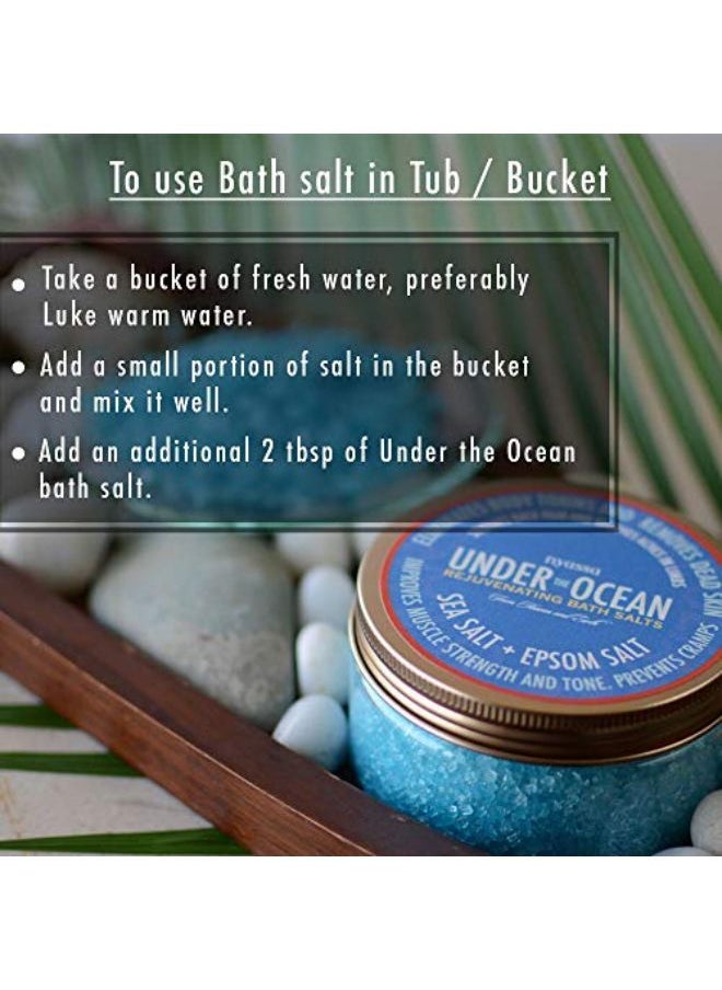 Nyassa Under The Ocean Bath Salt 220G With The Goodness Of Sea Salt And Epsom Salt For Effective Relaxation. Good For Skin Detox. No Sls, Sles And Paraben. Against Animal Testing. Vegetarian.  - Image 4
