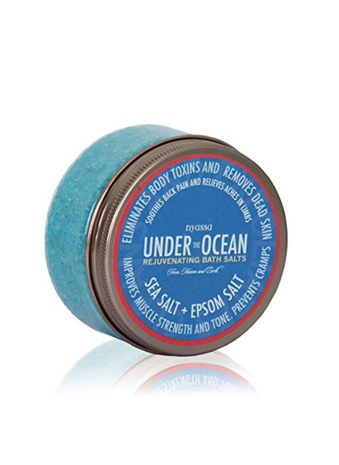 Nyassa Under The Ocean Bath Salt 220G With The Goodness Of Sea Salt And Epsom Salt For Effective Relaxation. Good For Skin Detox. No Sls, Sles And Paraben. Against Animal Testing. Vegetarian.  - Image 1