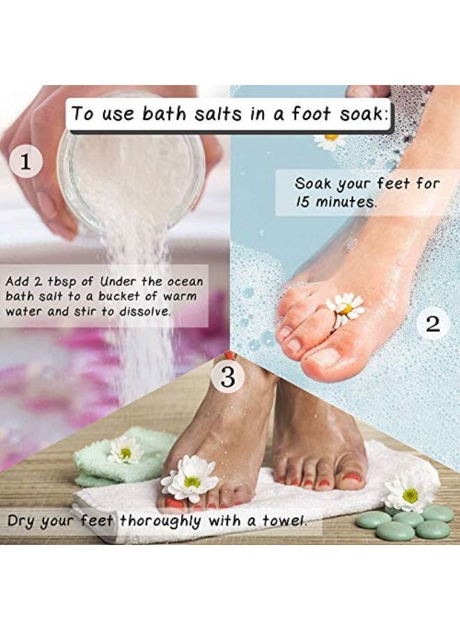 Nyassa Under The Ocean Bath Salt 220G With The Goodness Of Sea Salt And Epsom Salt For Effective Relaxation. Good For Skin Detox. No Sls, Sles And Paraben. Against Animal Testing. Vegetarian.  - Image 5