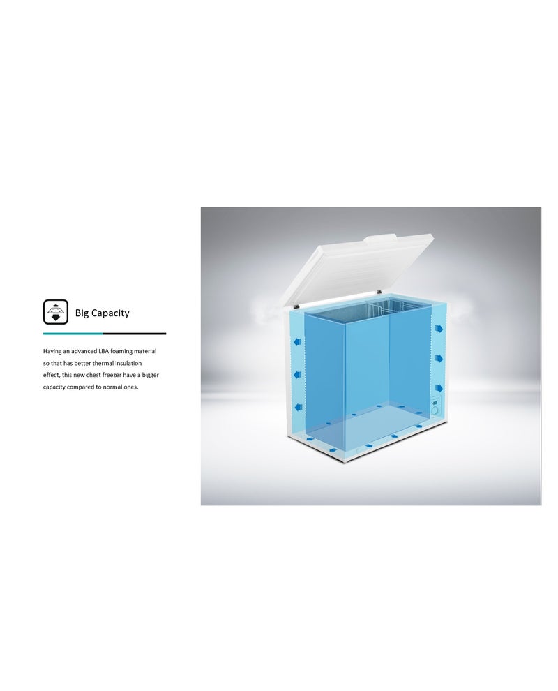 Hisense 197 Lt 7 Cu Ft Chest Freezer, Inverter Tech, Energy Saving, White 200 L 10 W FT200N1BWD white - Image 5