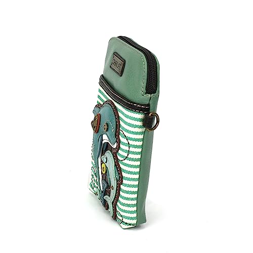 CHALA Cross-Body Bags, Dolphin Teal Stripe - Image 4