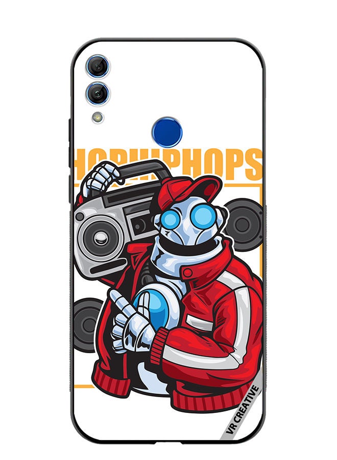 Protective Case Cover For Honor 10 Lite Robot Dancer Design Multicolour