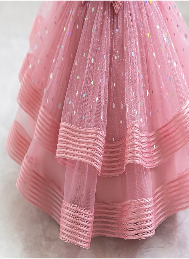 babyqlo Sequin Tulle Party Dress - Image 4