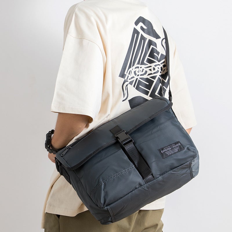 Korean Style Casual Men'S Shoulder Bag Oxford Cloth Personalized Sports Messenger Bag Trendy Fashion Youth Commuter Messenger Bag - Image 3
