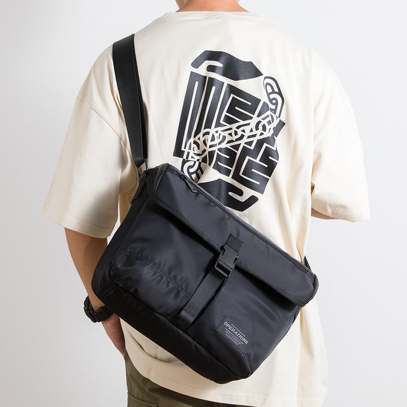 Korean Style Casual Men'S Shoulder Bag Oxford Cloth Personalized Sports Messenger Bag Trendy Fashion Youth Commuter Messenger Bag - Image 2
