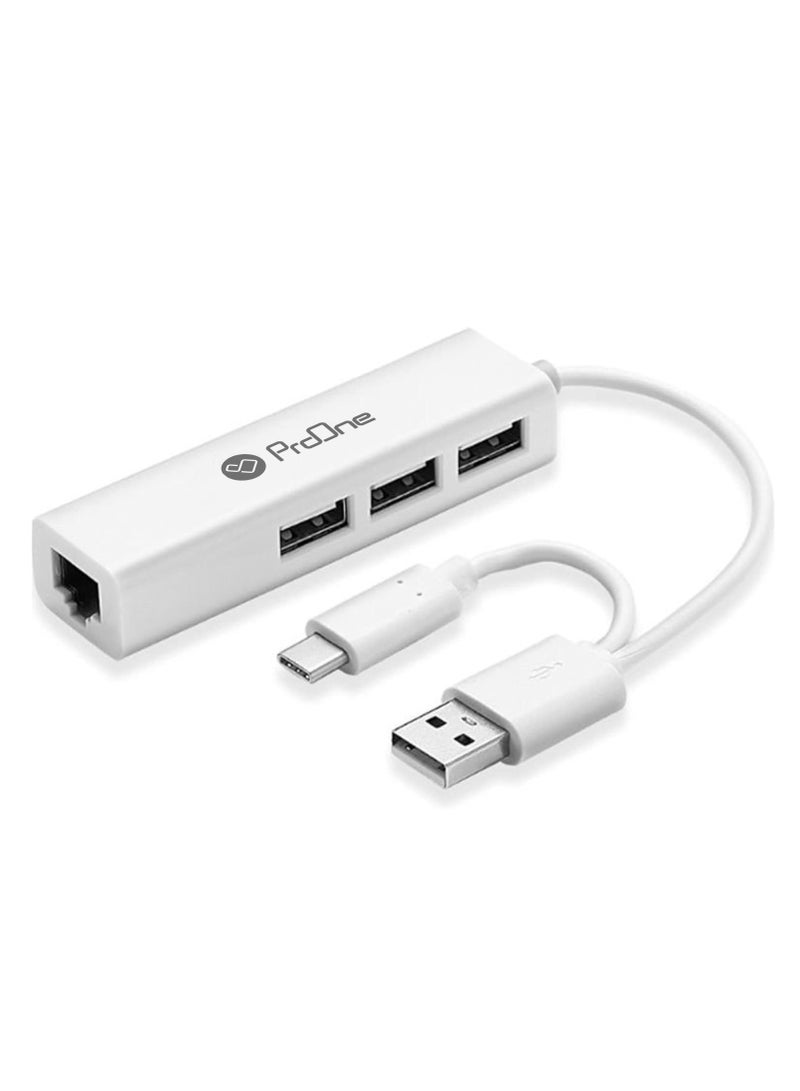 USB Ethernet (LAN) Network Adapter Compatible with Laptops, Computers, and All USB 2.0 & Type-C Compatible Devices Including Vista/XP, Windows 7 to 11, All Mac OS X, OS X, and macOS