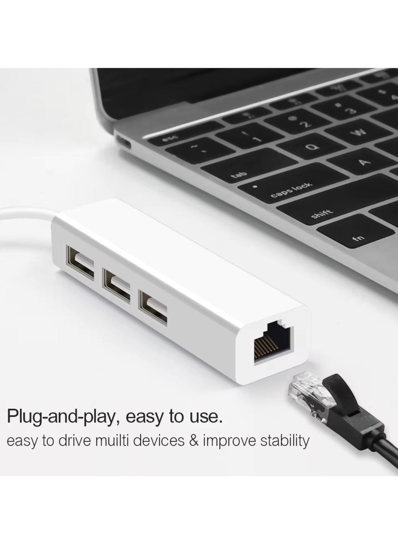 ProOne USB Ethernet (LAN) Network Adapter Compatible with Laptops, Computers, and All USB 2.0 & Type-C Compatible Devices Including Vista/XP, Windows 7 to 11, All Mac OS X, OS X, and macOS  - Image 5