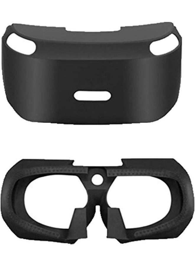 Soft VR Headset Anti-Slip Skin Silicone Rubber Cover Protective Case 3D Eye Shield for Playstation PS4 VR PSVR Virtual Reality Gl Controller - Image 1
