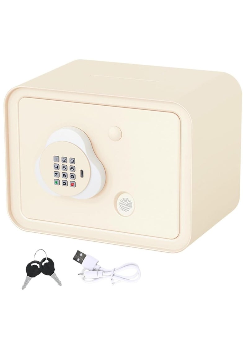 Electronic Money Saving Box Money Coin Bank Money Box with ATM Password Protected and Key Kids Piggy Bank Simulated Fingerprint Unlocking Safe ATM Cash Coin Savings Box Musical Toy for Boys Girls Holiday Party Birthday Gift  - Image 1