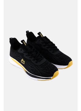 RBX Men Lace Up Running Shoes, Black  - Image 1