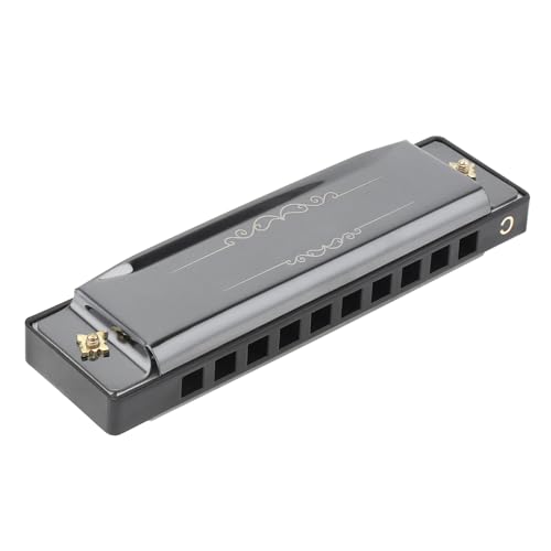 OriGlam Blues Harmonica Harp Mouth Organ, 10 Holes C Key Harmonica for Adults Beginner - Image 4