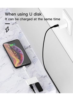 ELTRAZONE Camera Memory SD Card Reader Compatible for iPhone,Compatible with Lightning Male to USB Female OTG Adapter Micro TF Power Charging Splitter Charger Connector for Apple for ipad  - Image 4