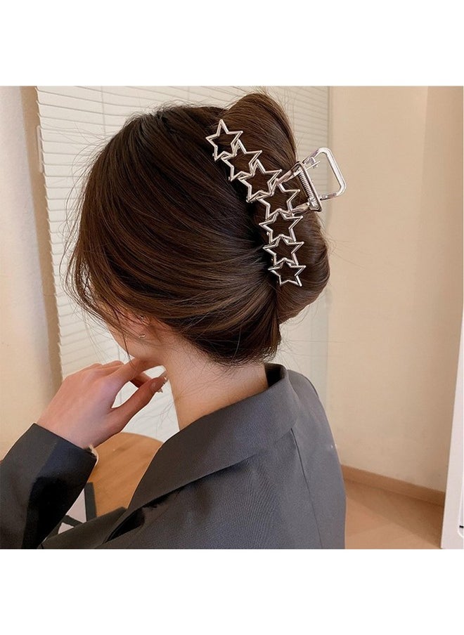 AEGYPIUS - Metal Hair Clip, Star-Shaped Hair Claw, Large Claw Clips - Ideal For Styling, Metal Hair Accessories - Great For Everyday Use, Perfect For Women And Girls - Image 1