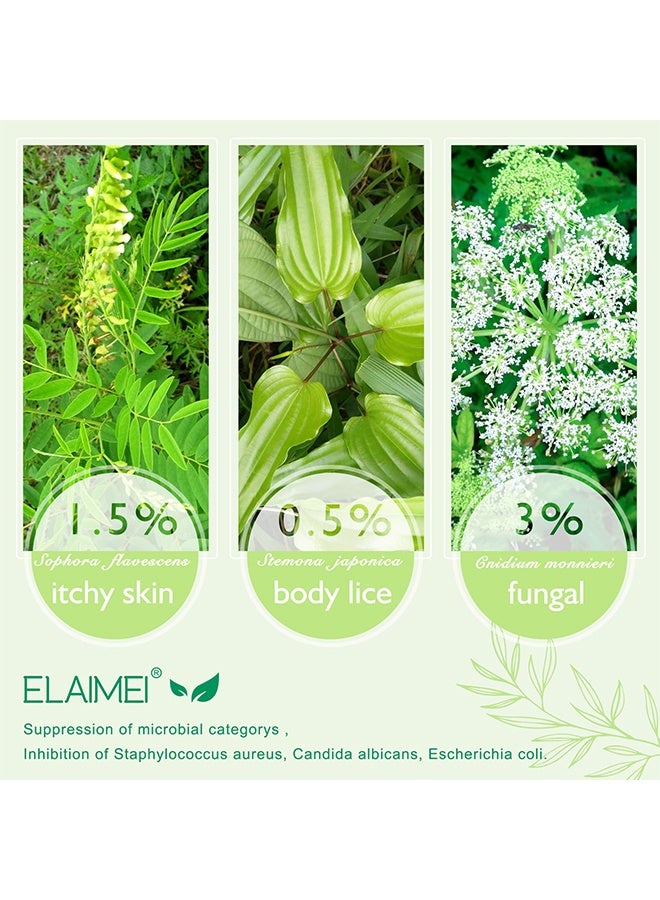 Elaimei Antibacterial Cream 15g, Mosquito Bite Itching Relieve Itching Skin Topical Herbal, Resisting Escherichia Coli and Staphylococcus aureus, Anti Itch Cream Extra Strength - Image 5
