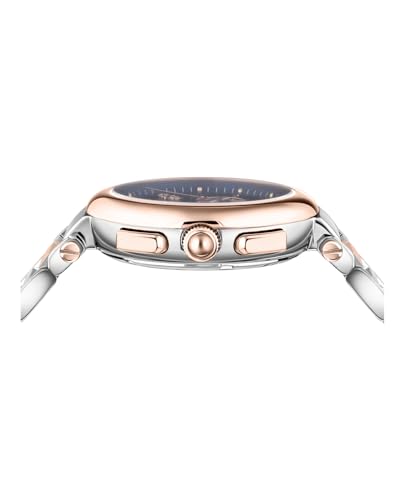Ferragamo Legacy Collection Luxury Womens Watch Timepiece with a Two Tone Bracelet Featuring a Two Tone Case and Blue Dial - Image 3