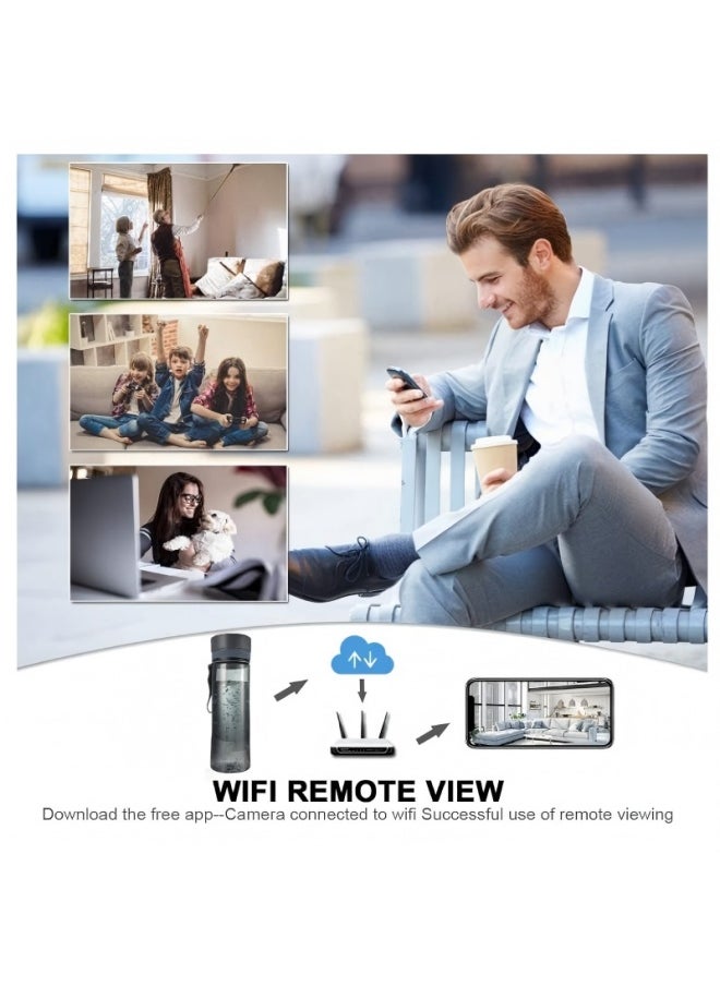 1080P Mini Wireless Wifi Spy Camera Portable HD Security Camera with Night Vision Motion Detection Cloud Storage Remote Viewing for Security
