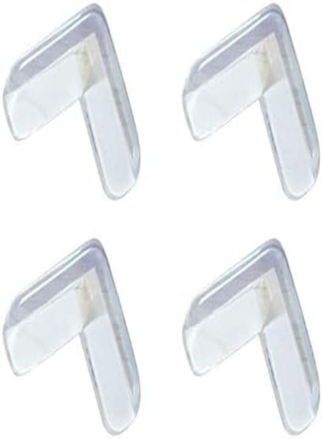 Essivox 4Pcs Proofing Safety Clear Furniture Table Corner Protection for Tables, Bed Rail Angle Pads for Protection Furniture Against Sharp Corners - Image 1