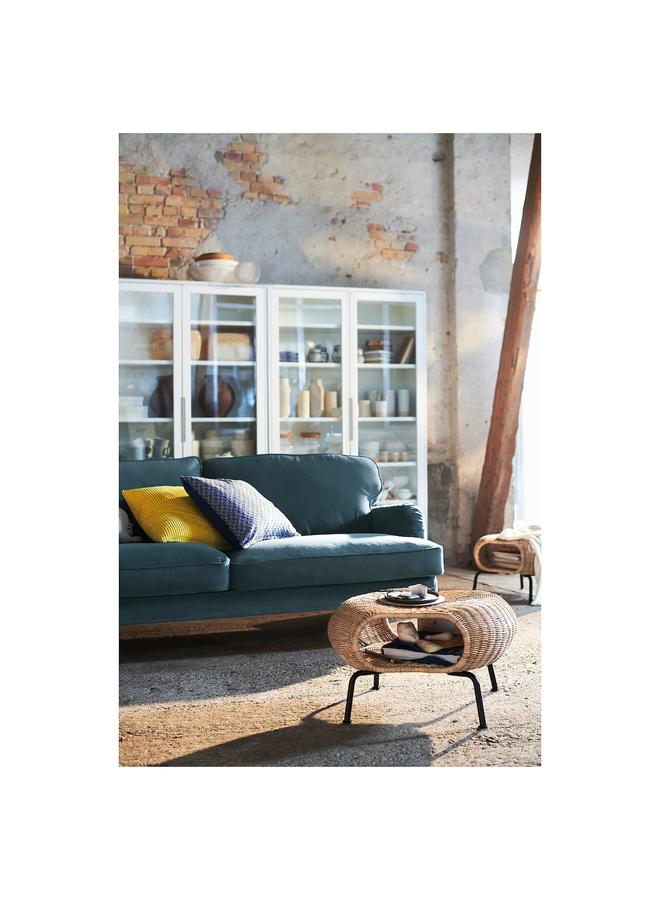 زبون مسند قدم مع مساحة تخزين، من الخيزران/الأنثراسايت - Image 5