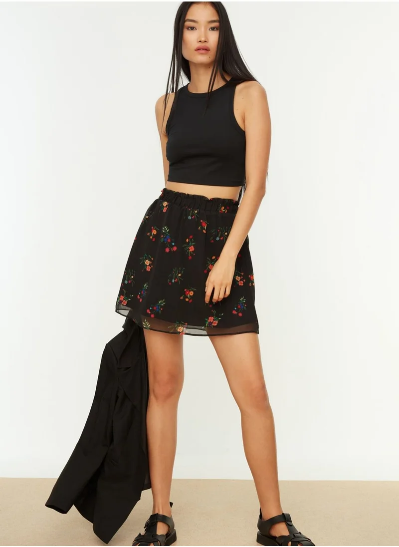 trendyol Knitted Mini Skirt