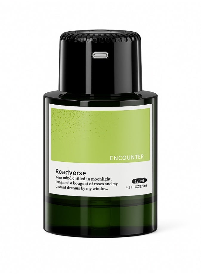 Livvy Smart Starry Projection Car Aroma Diffuser – 120ml USB Rechargeable Humidifier & Air Freshener with LED Night Light, Automatic Scent Mode – Premium Encounter Cologne for Car, Home & Office - Image 1