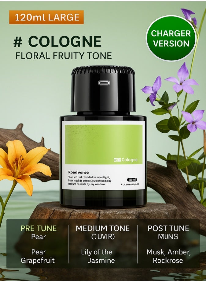 Livvy Smart Starry Projection Car Aroma Diffuser – 120ml USB Rechargeable Humidifier & Air Freshener with LED Night Light, Automatic Scent Mode – Premium Encounter Cologne for Car, Home & Office - Image 3