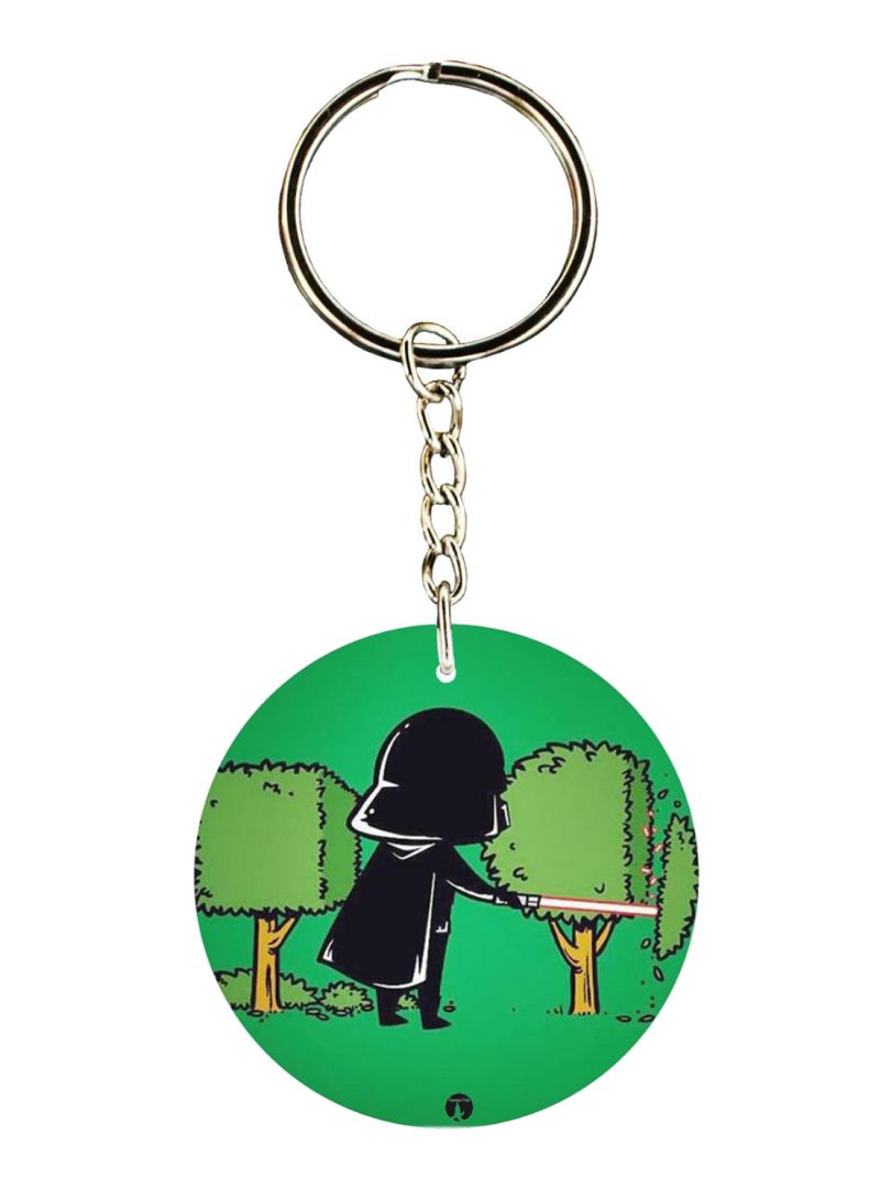 RKN Double Sided Darth Vader Printed Keychain