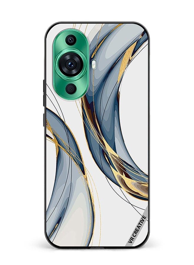 VR CREATIVE Protective Case Cover For Huawei nova 11 Digital Art Layers Design Multicolour - Image 1