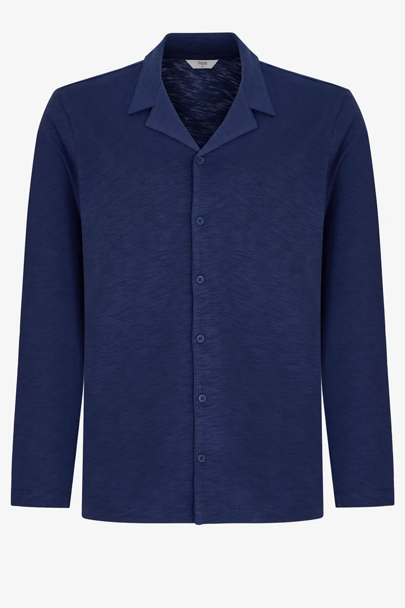 بنتي PENTI Men's Season Long Sleeve Shirt Trousers Pajama Set