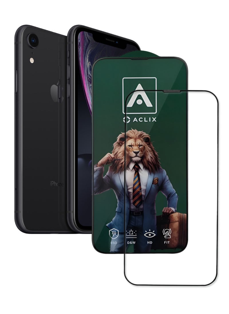 ACLIX Antistatic ESD Dustproof Premium Quality High Definition Tempered Glass Screen Protector Designed For  iPhone XR - Image 1