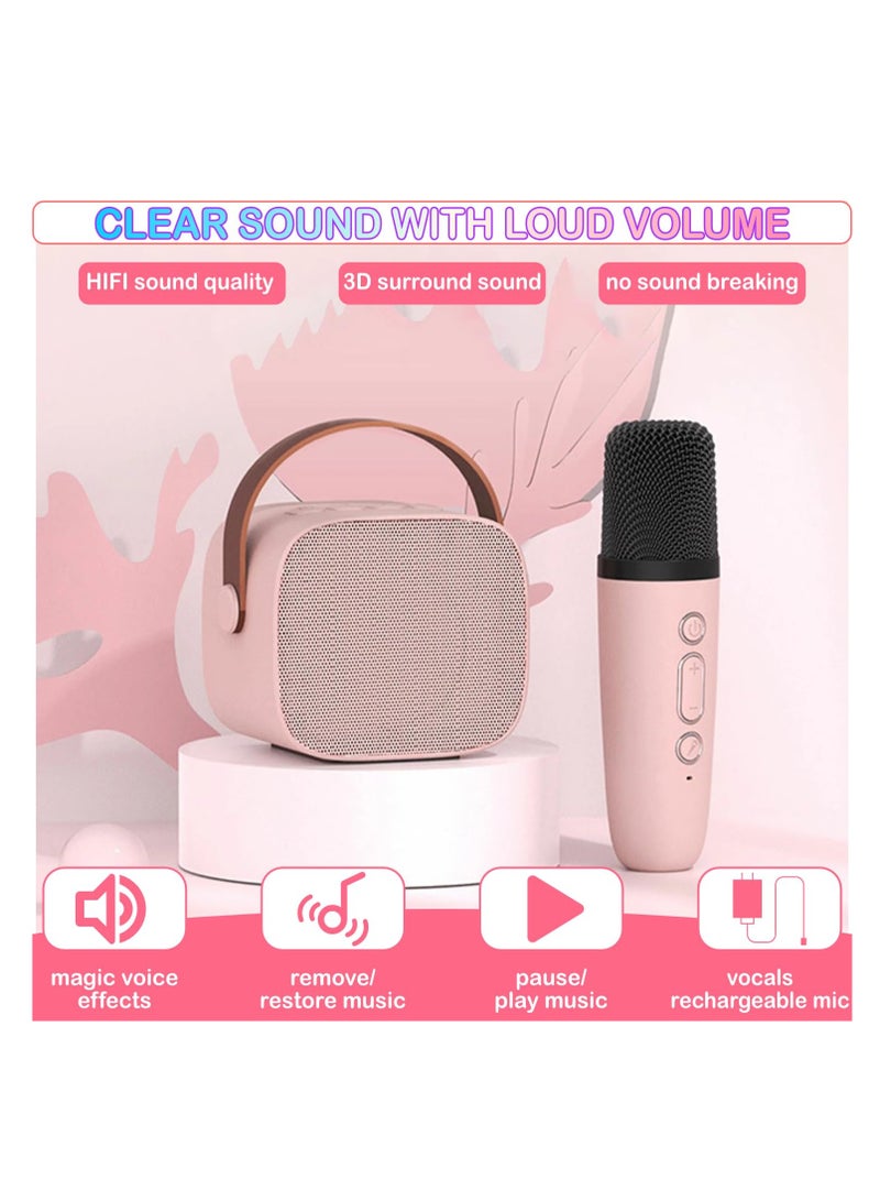 Bluetooth speaker microphone all-in-one music outdoor live home children K song with microphone portable small sound K12 - Image 3