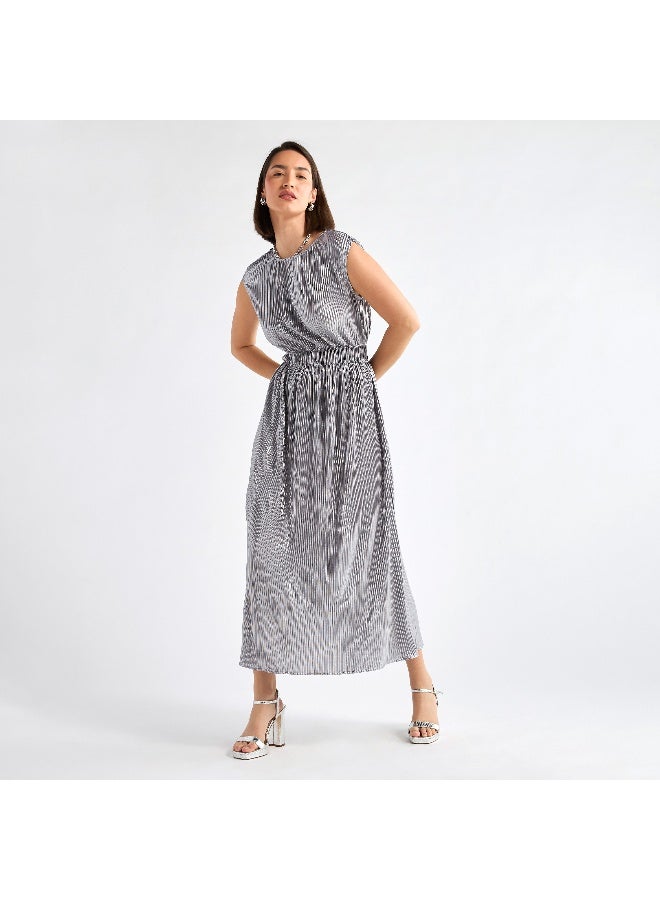 Splash FAV Striped Waistband Dress  - Image 1